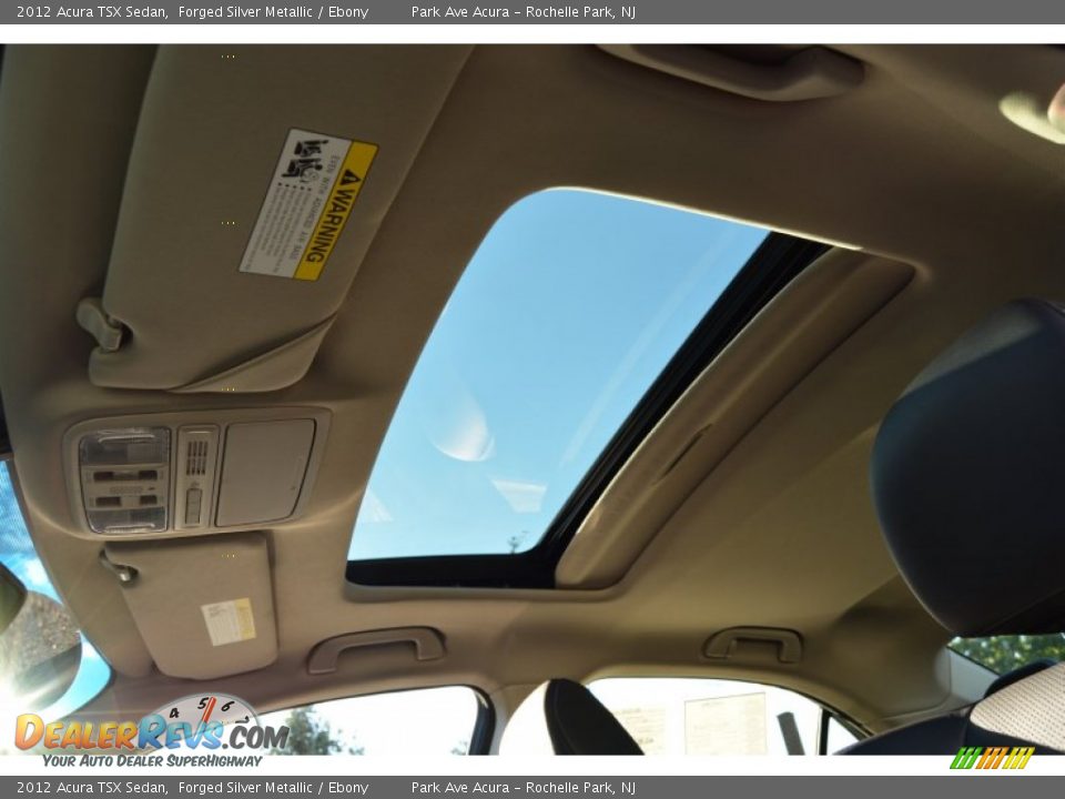 2012 Acura TSX Sedan Forged Silver Metallic / Ebony Photo #13