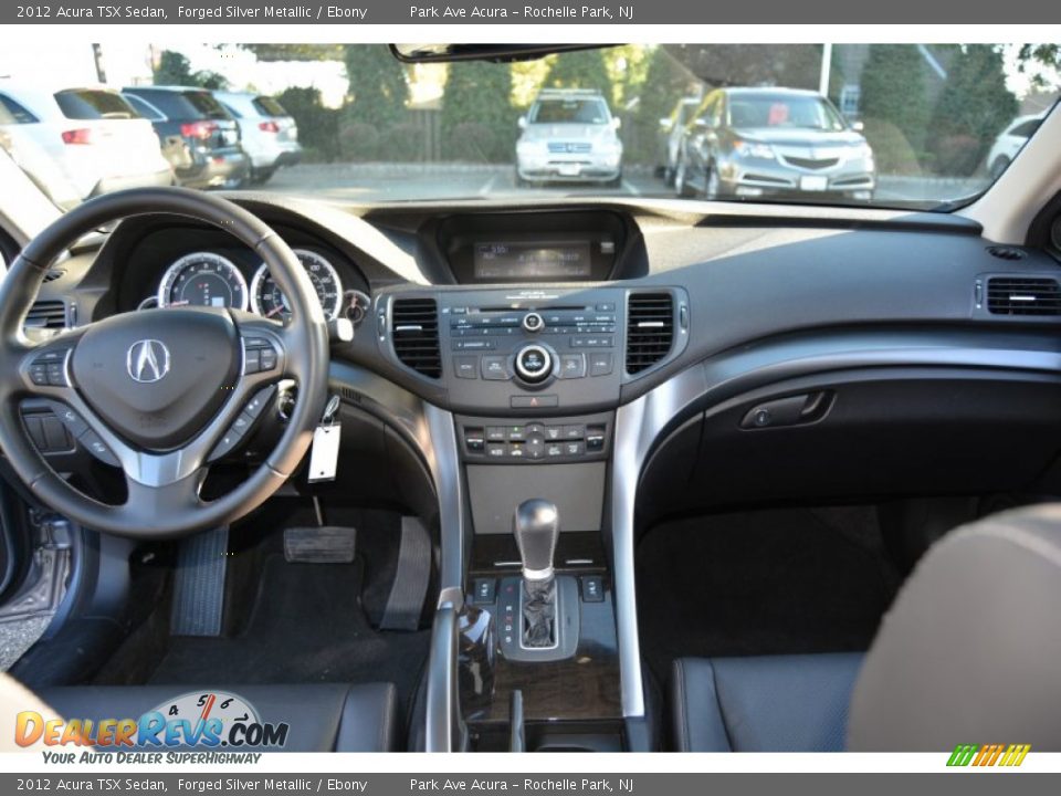 2012 Acura TSX Sedan Forged Silver Metallic / Ebony Photo #14