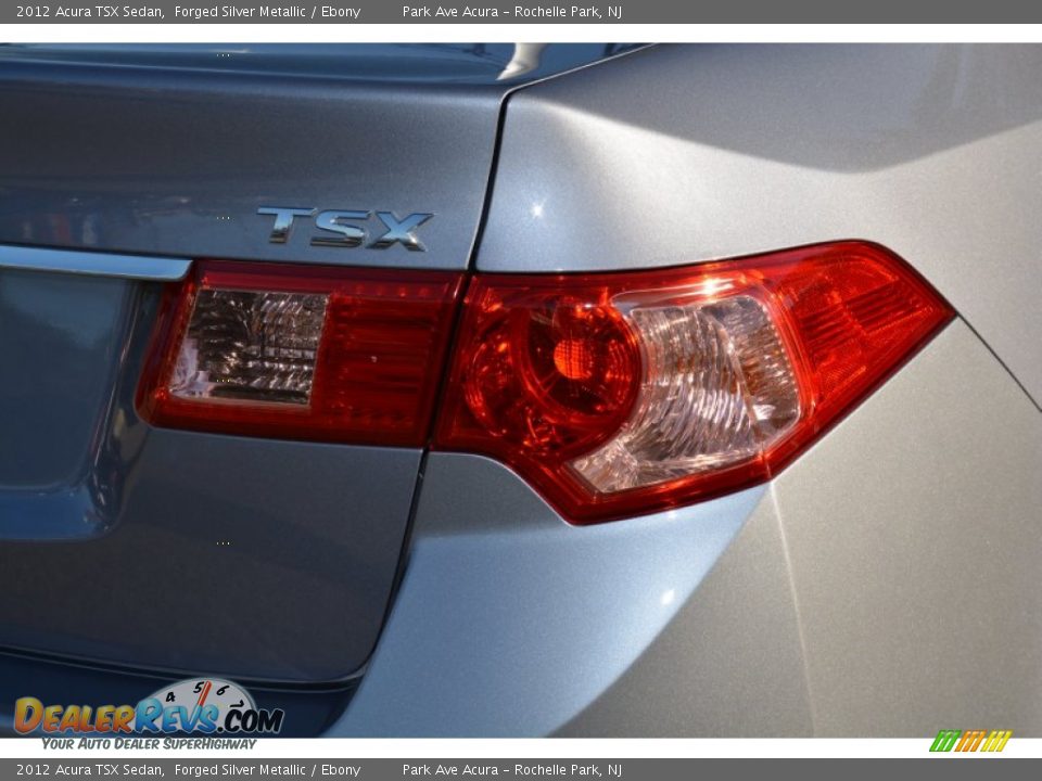 2012 Acura TSX Sedan Forged Silver Metallic / Ebony Photo #22