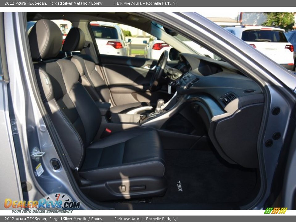 2012 Acura TSX Sedan Forged Silver Metallic / Ebony Photo #27