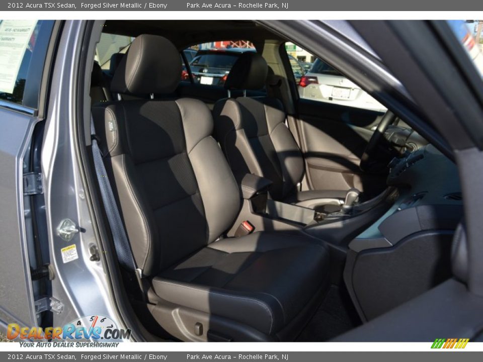 2012 Acura TSX Sedan Forged Silver Metallic / Ebony Photo #28