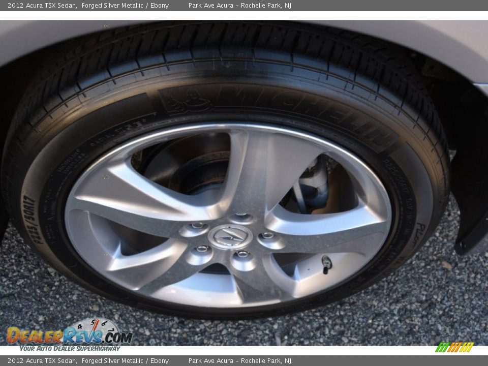 2012 Acura TSX Sedan Forged Silver Metallic / Ebony Photo #32