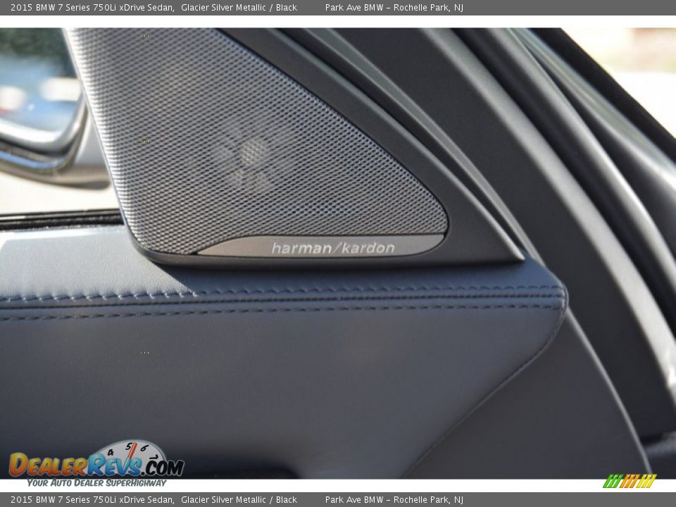 2015 BMW 7 Series 750Li xDrive Sedan Glacier Silver Metallic / Black Photo #11