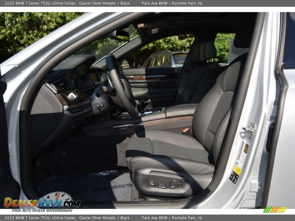 2015 BMW 7 Series 750Li xDrive Sedan Glacier Silver Metallic / Black Photo #13