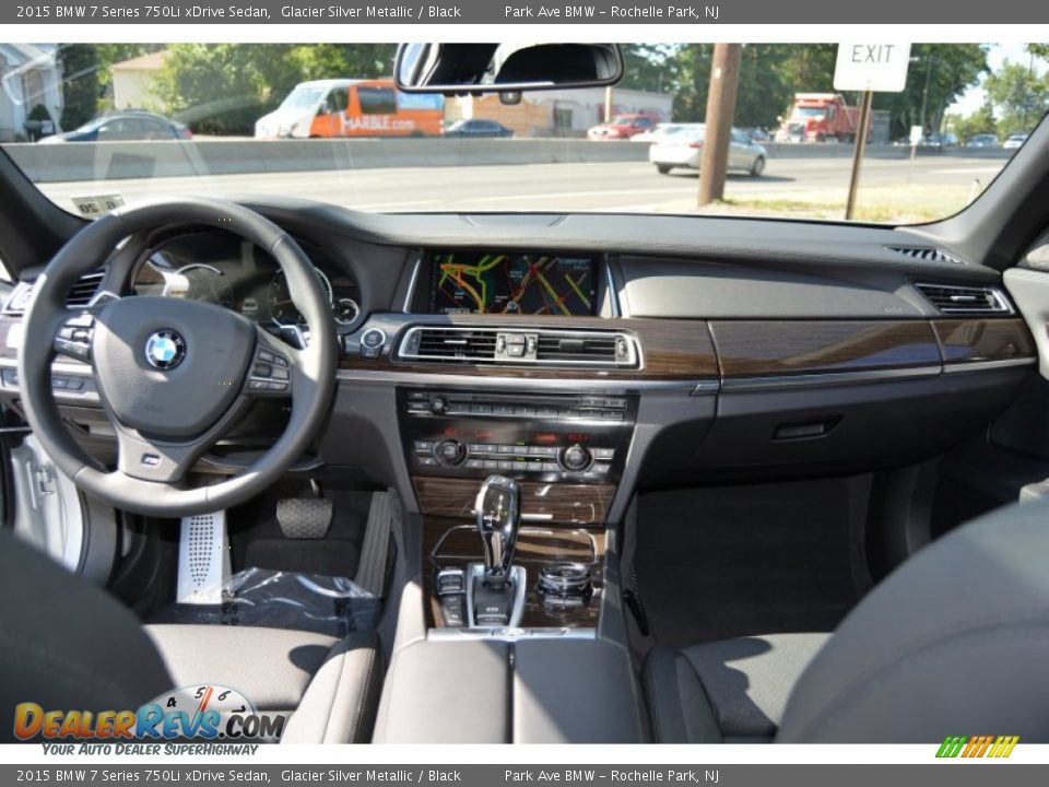 2015 BMW 7 Series 750Li xDrive Sedan Glacier Silver Metallic / Black Photo #16