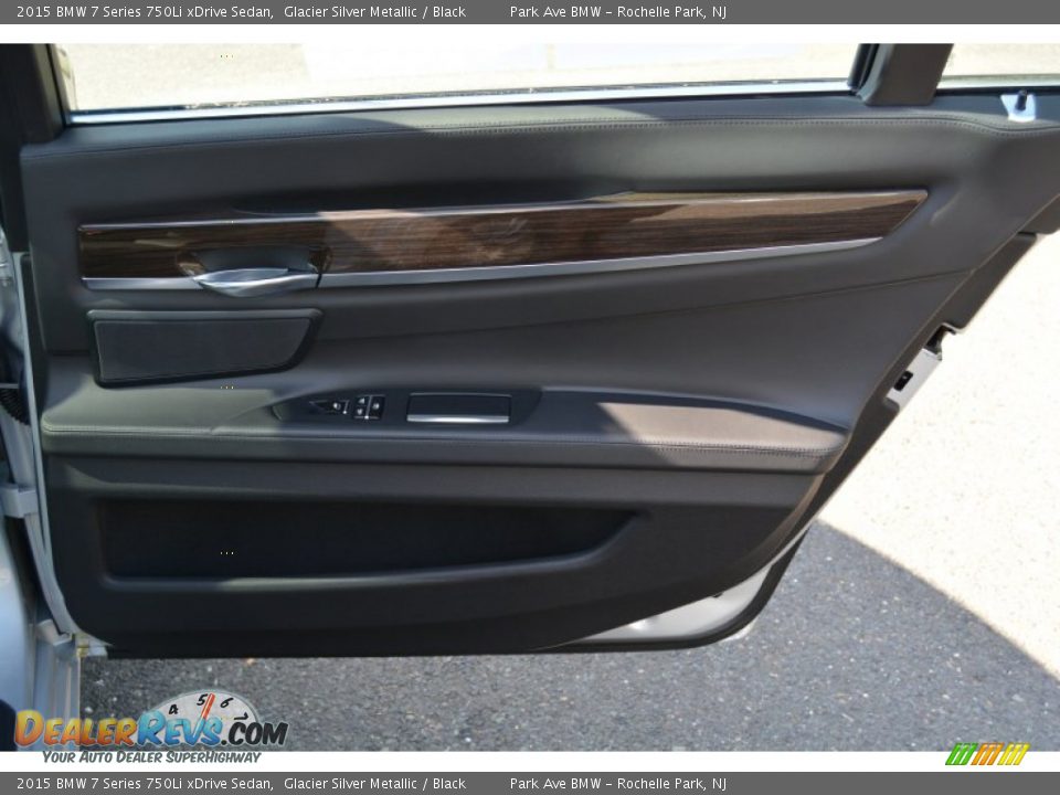 2015 BMW 7 Series 750Li xDrive Sedan Glacier Silver Metallic / Black Photo #25