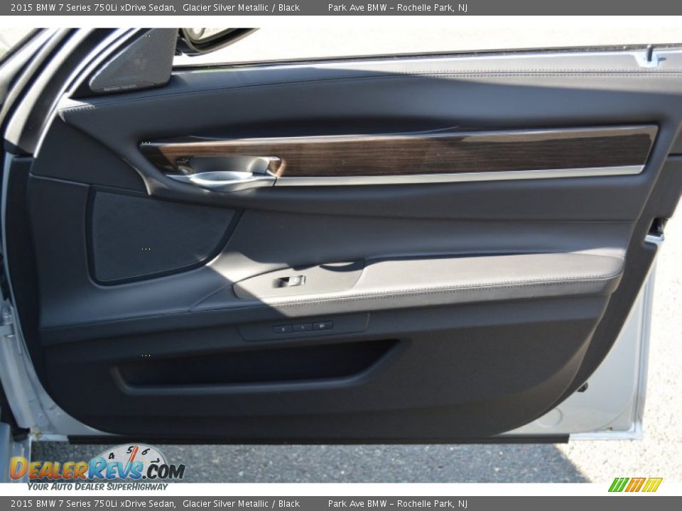 2015 BMW 7 Series 750Li xDrive Sedan Glacier Silver Metallic / Black Photo #28