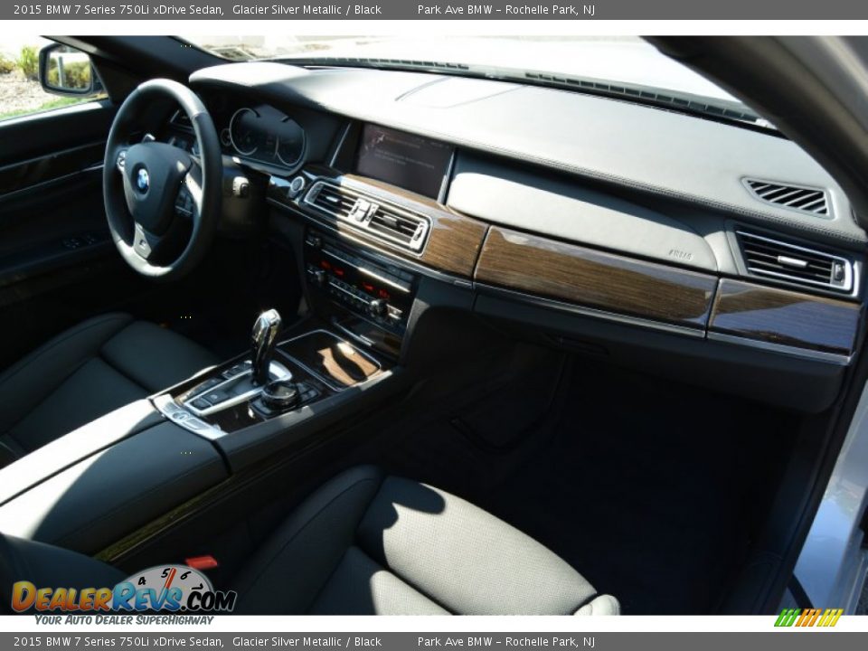 2015 BMW 7 Series 750Li xDrive Sedan Glacier Silver Metallic / Black Photo #29