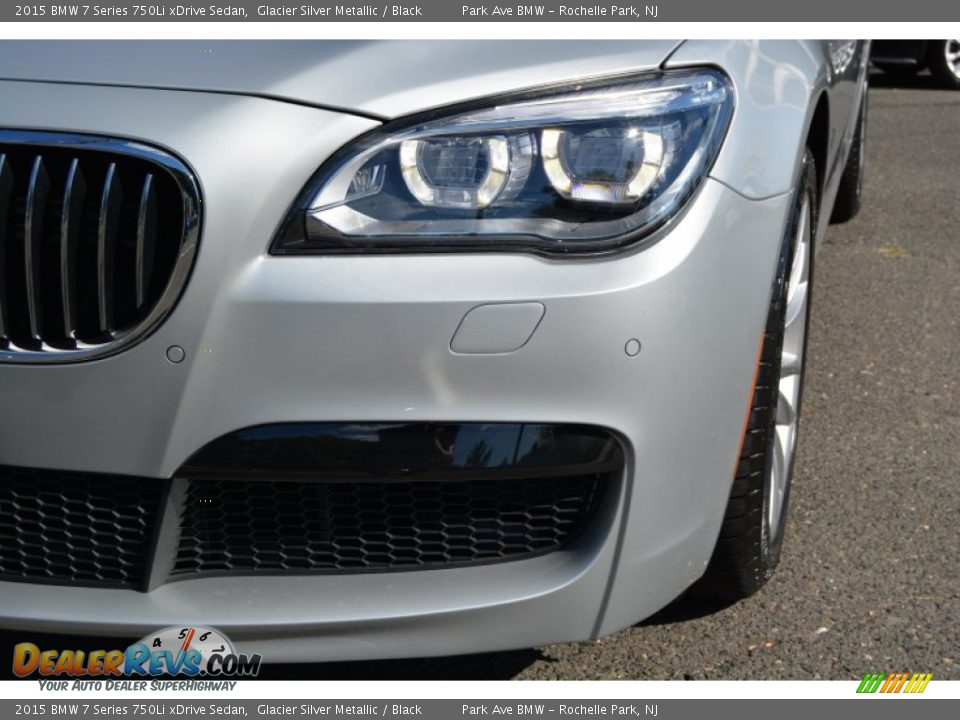 2015 BMW 7 Series 750Li xDrive Sedan Glacier Silver Metallic / Black Photo #33