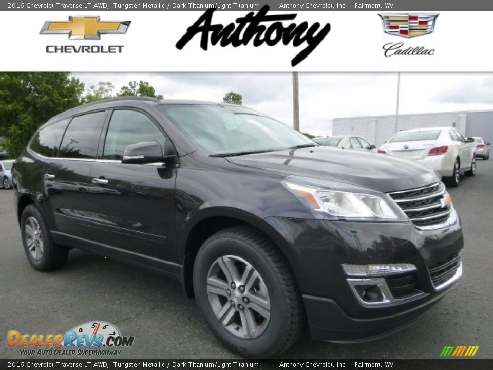 2016 Chevrolet Traverse LT AWD Tungsten Metallic / Dark Titanium/Light Titanium Photo #1