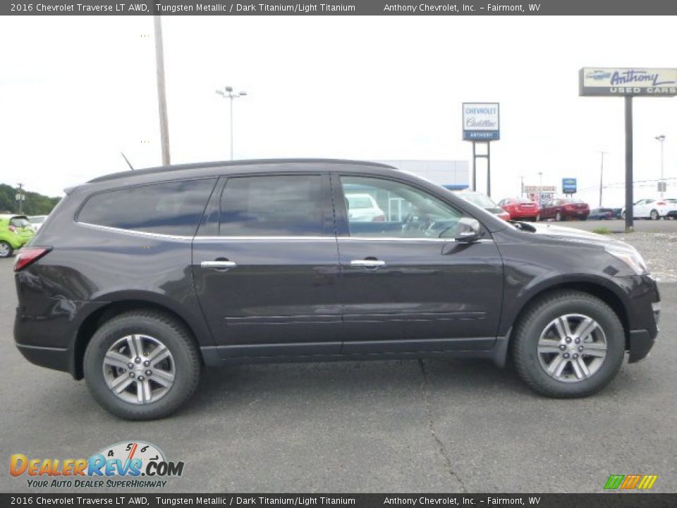 2016 Chevrolet Traverse LT AWD Tungsten Metallic / Dark Titanium/Light Titanium Photo #3