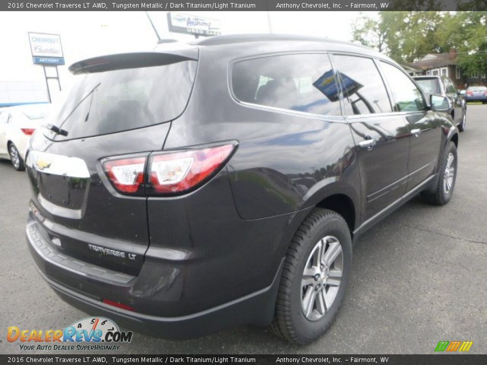 2016 Chevrolet Traverse LT AWD Tungsten Metallic / Dark Titanium/Light Titanium Photo #7