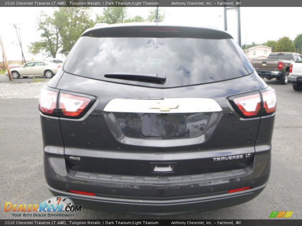 2016 Chevrolet Traverse LT AWD Tungsten Metallic / Dark Titanium/Light Titanium Photo #8