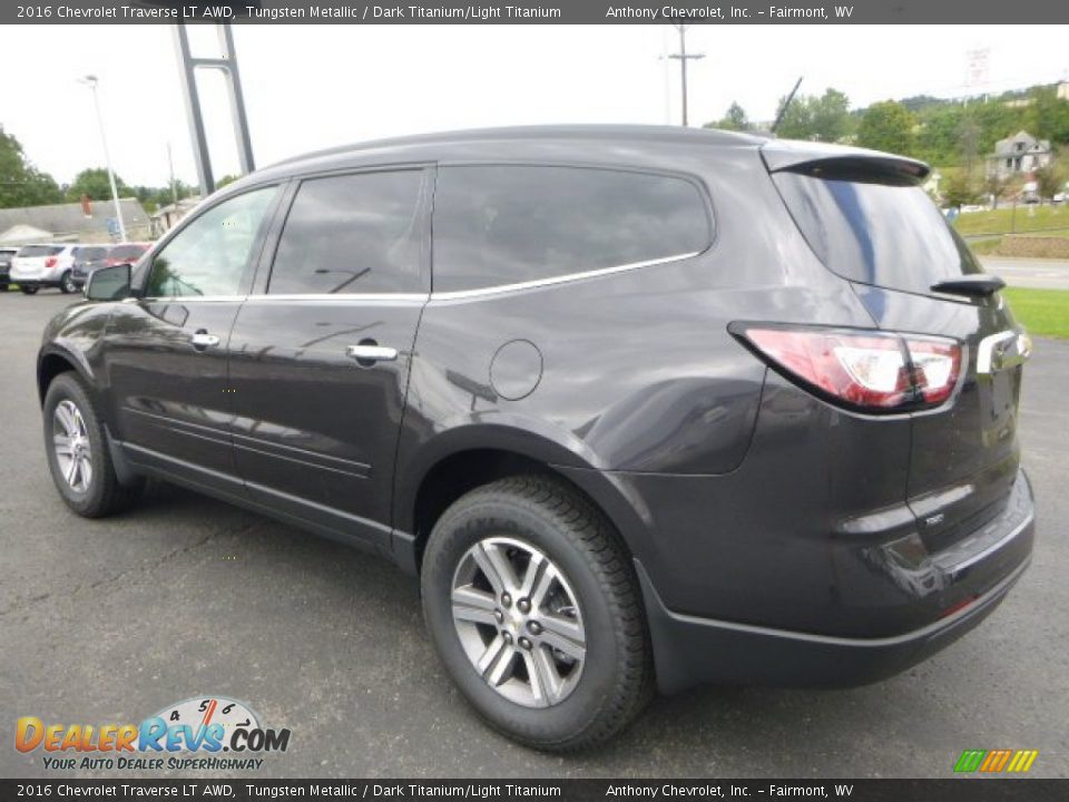 2016 Chevrolet Traverse LT AWD Tungsten Metallic / Dark Titanium/Light Titanium Photo #9
