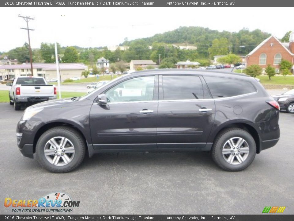 2016 Chevrolet Traverse LT AWD Tungsten Metallic / Dark Titanium/Light Titanium Photo #10
