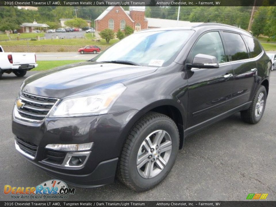 2016 Chevrolet Traverse LT AWD Tungsten Metallic / Dark Titanium/Light Titanium Photo #11