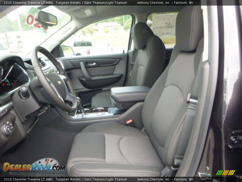 2016 Chevrolet Traverse LT AWD Tungsten Metallic / Dark Titanium/Light Titanium Photo #14