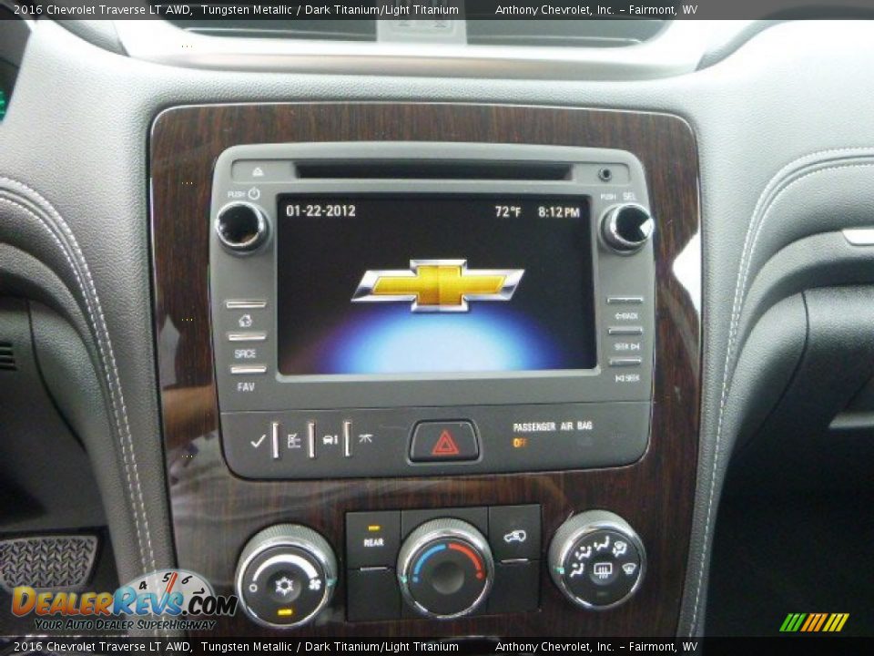2016 Chevrolet Traverse LT AWD Tungsten Metallic / Dark Titanium/Light Titanium Photo #18