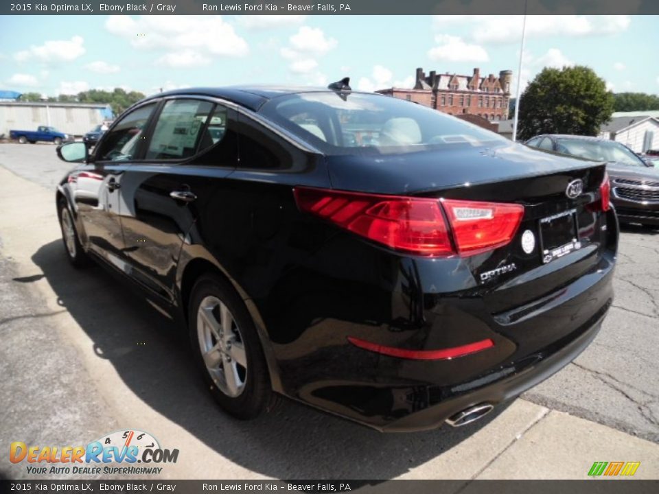 2015 Kia Optima LX Ebony Black / Gray Photo #5