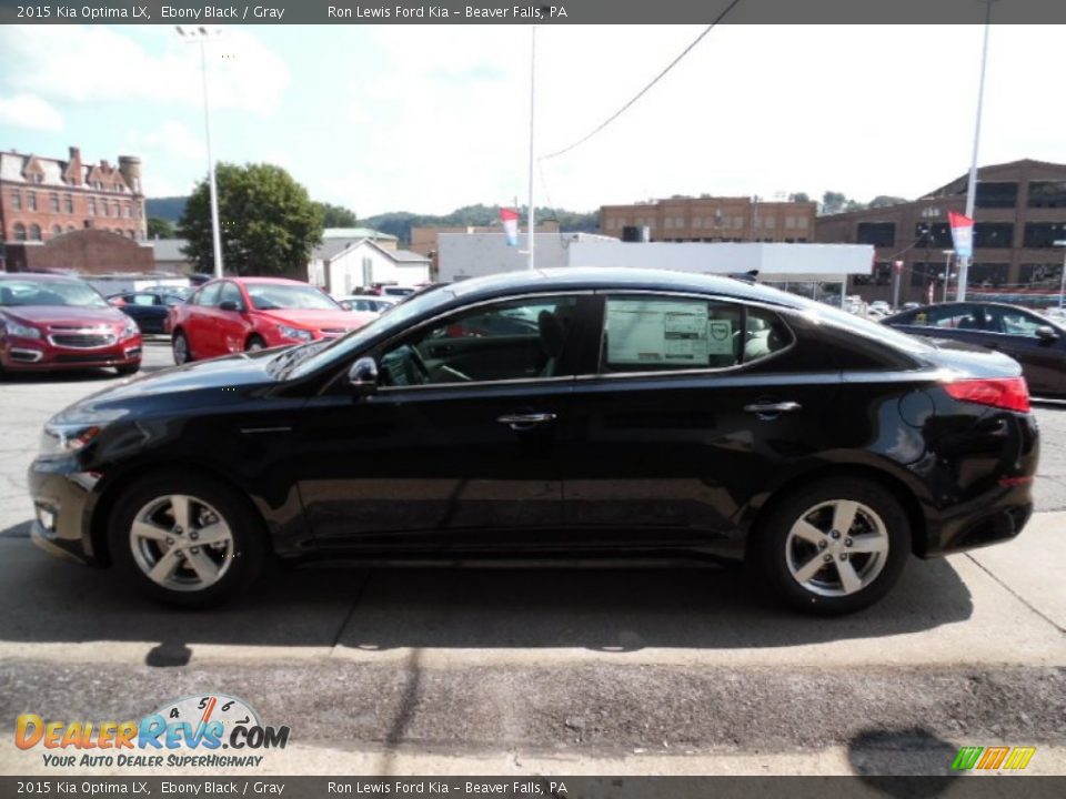 2015 Kia Optima LX Ebony Black / Gray Photo #6