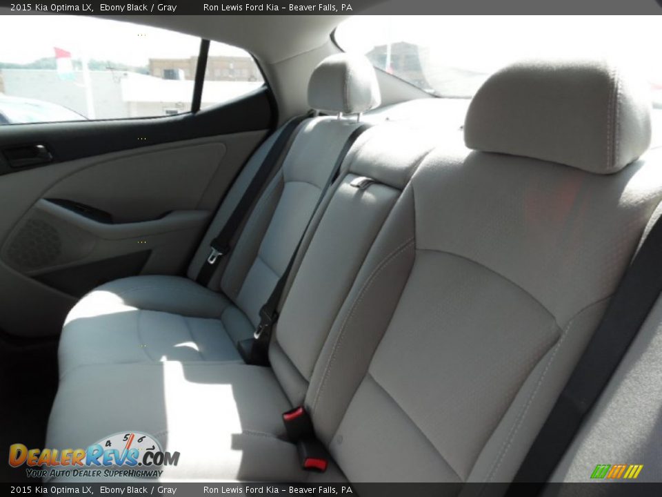 2015 Kia Optima LX Ebony Black / Gray Photo #12