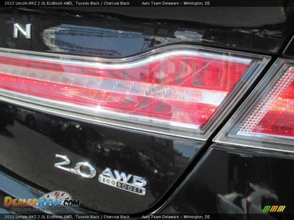 2013 Lincoln MKZ 2.0L EcoBoost AWD Tuxedo Black / Charcoal Black Photo #28