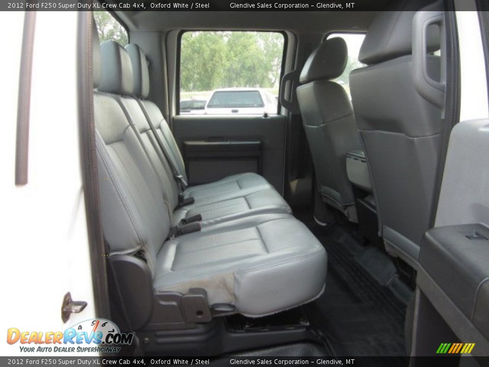 2012 Ford F250 Super Duty XL Crew Cab 4x4 Oxford White / Steel Photo #8