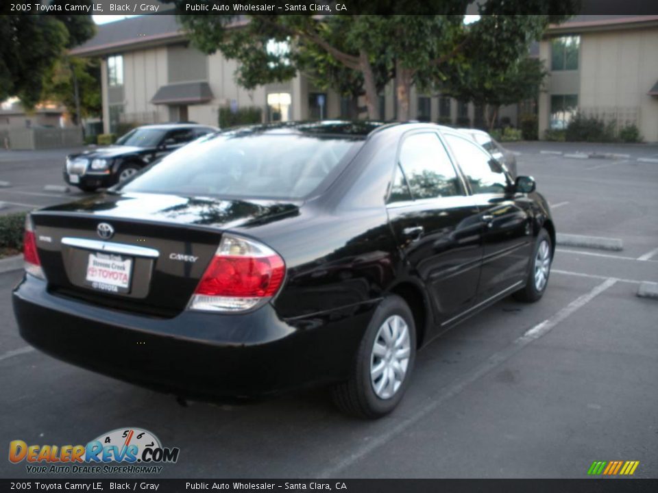 2005 Toyota Camry LE Black / Gray Photo #26