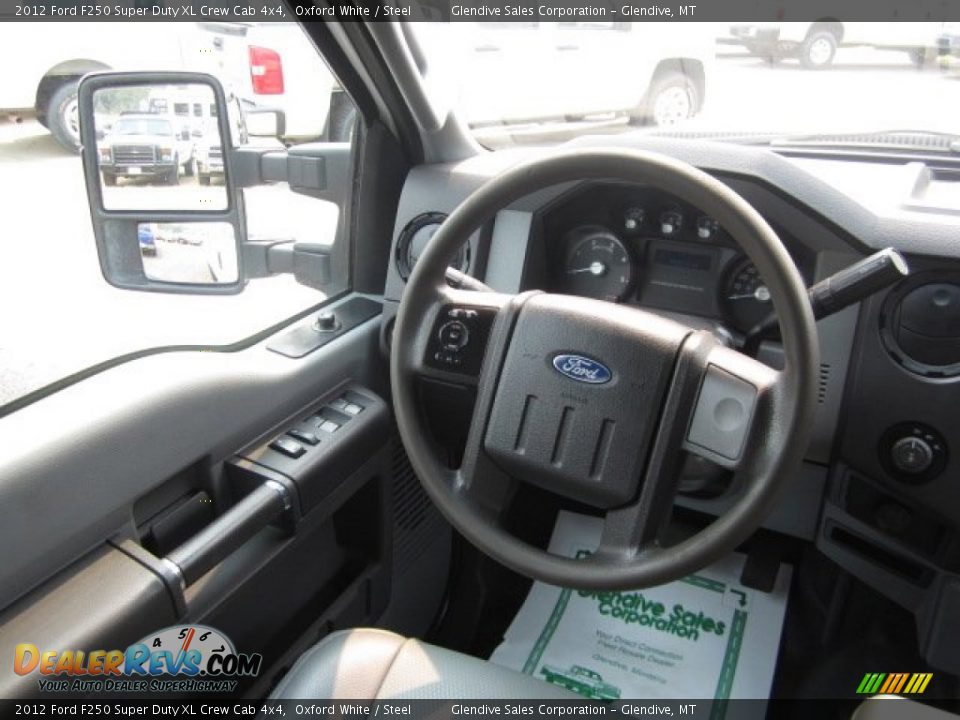 2012 Ford F250 Super Duty XL Crew Cab 4x4 Oxford White / Steel Photo #18