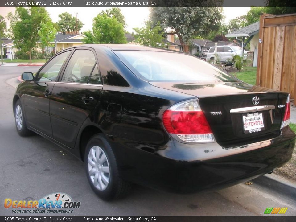 2005 Toyota Camry LE Black / Gray Photo #29