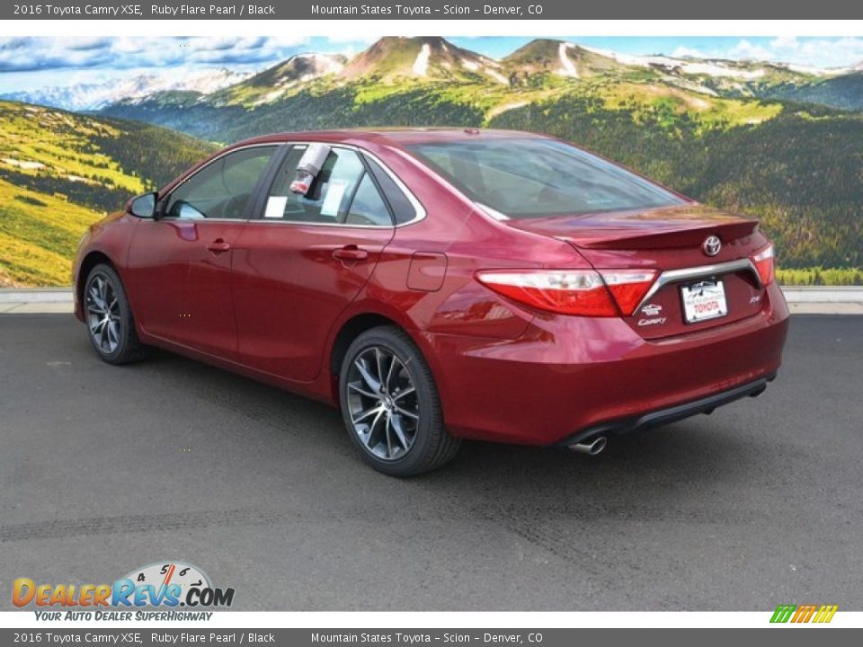 2016 Toyota Camry XSE Ruby Flare Pearl / Black Photo #3