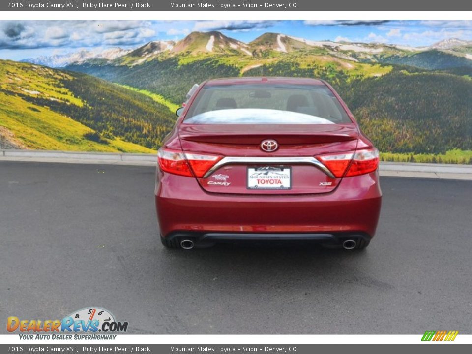 2016 Toyota Camry XSE Ruby Flare Pearl / Black Photo #4