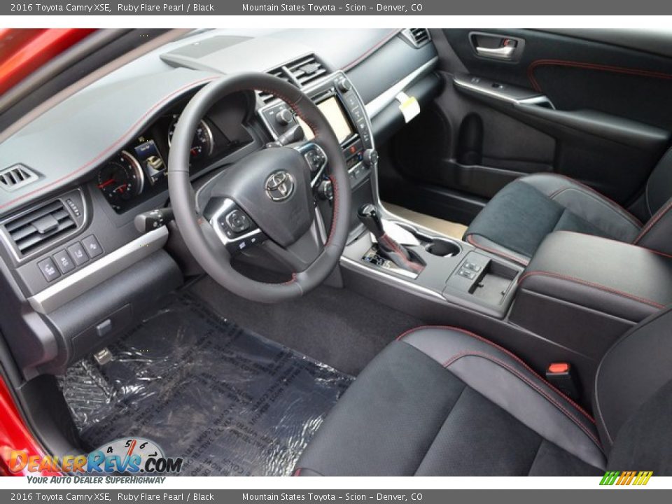 2016 Toyota Camry XSE Ruby Flare Pearl / Black Photo #5