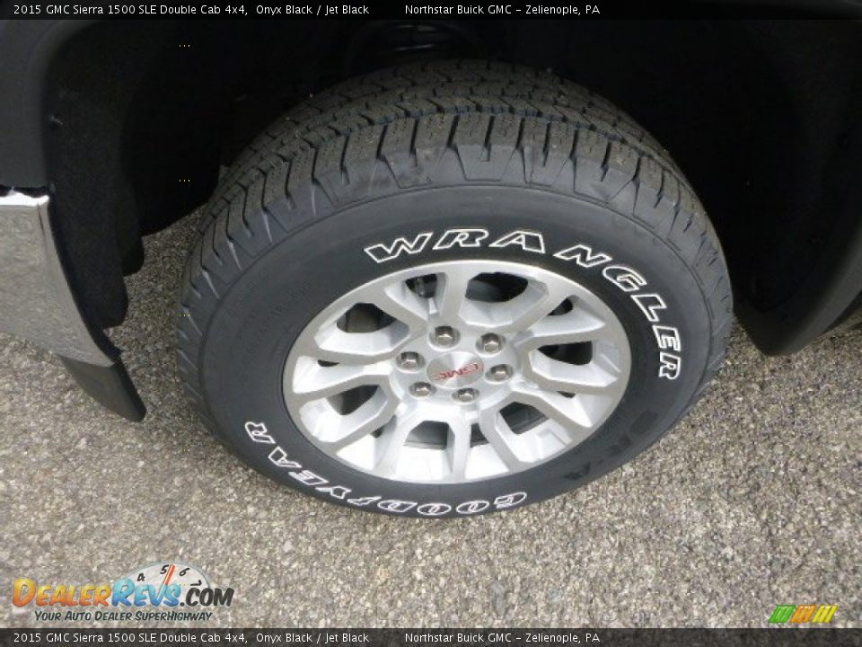 2015 GMC Sierra 1500 SLE Double Cab 4x4 Onyx Black / Jet Black Photo #2
