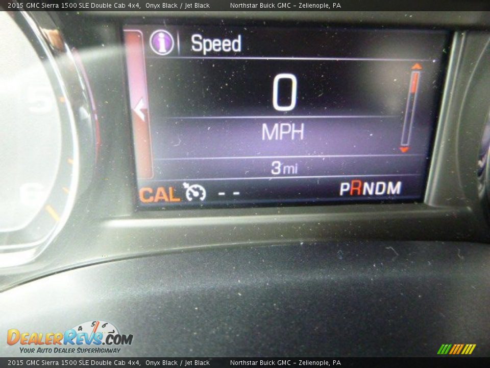 2015 GMC Sierra 1500 SLE Double Cab 4x4 Onyx Black / Jet Black Photo #20