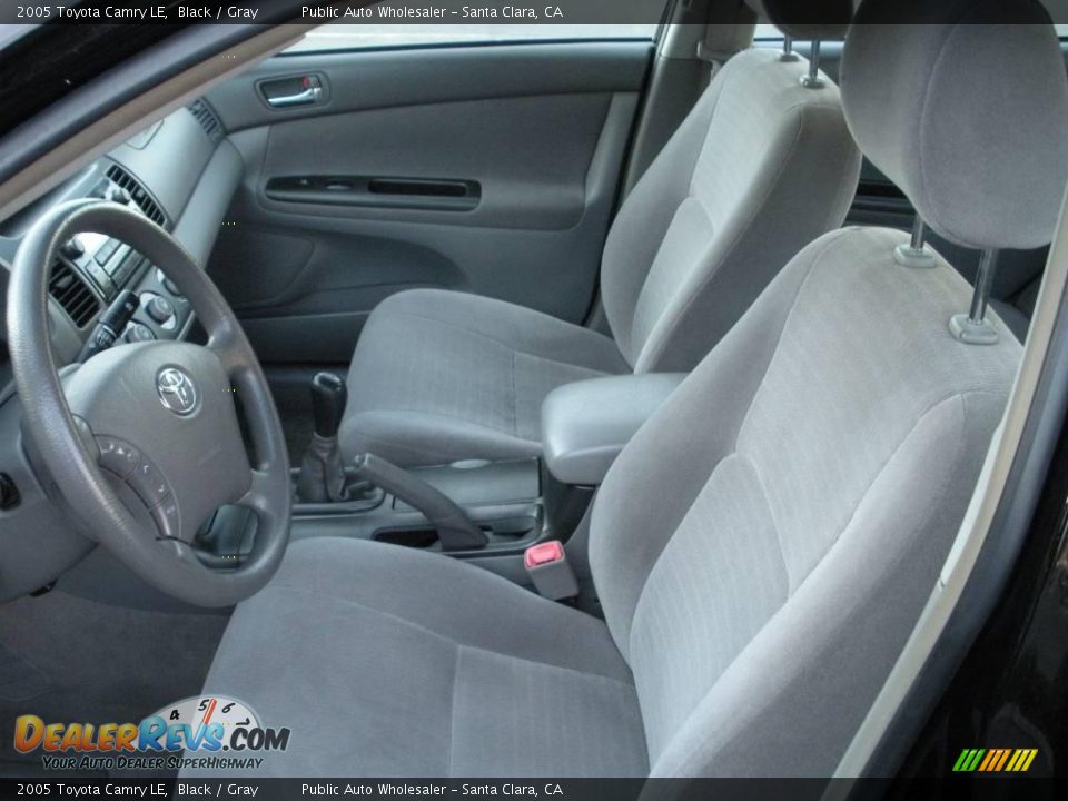 2005 Toyota Camry LE Black / Gray Photo #35