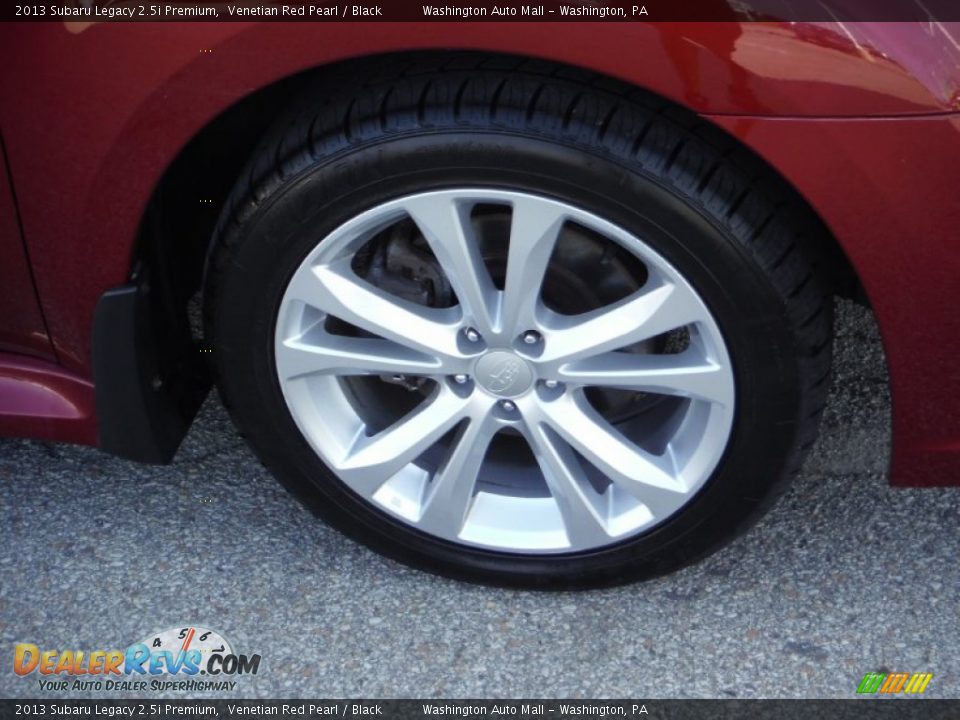 2013 Subaru Legacy 2.5i Premium Venetian Red Pearl / Black Photo #3