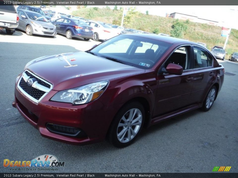 2013 Subaru Legacy 2.5i Premium Venetian Red Pearl / Black Photo #5