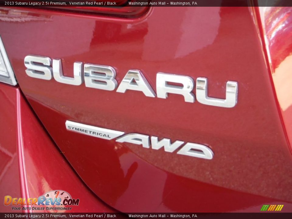 2013 Subaru Legacy 2.5i Premium Venetian Red Pearl / Black Photo #10