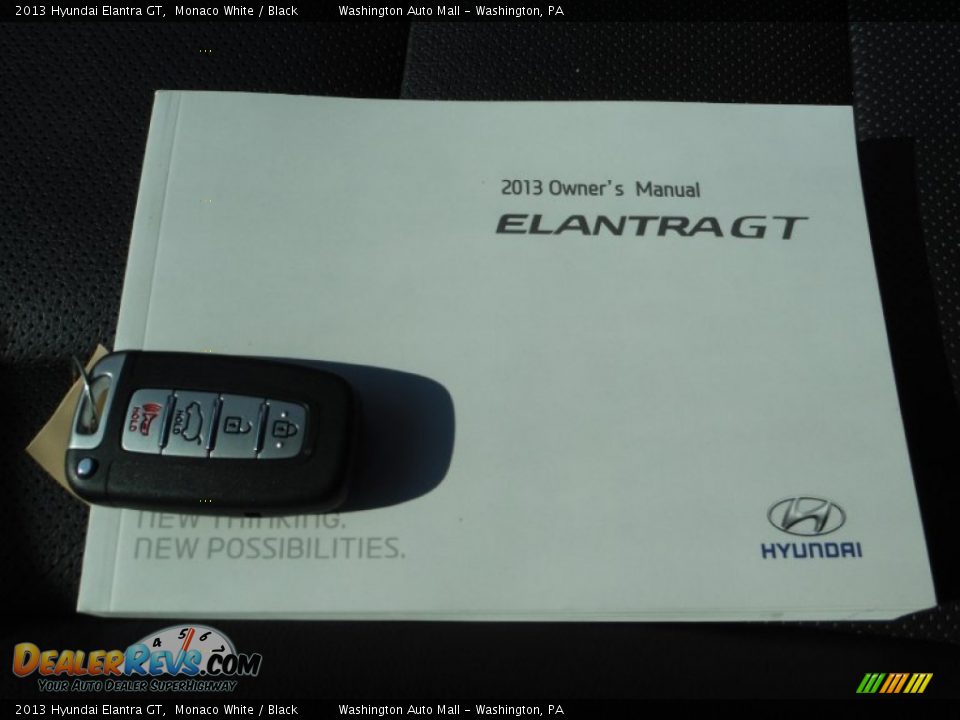 2013 Hyundai Elantra GT Monaco White / Black Photo #23