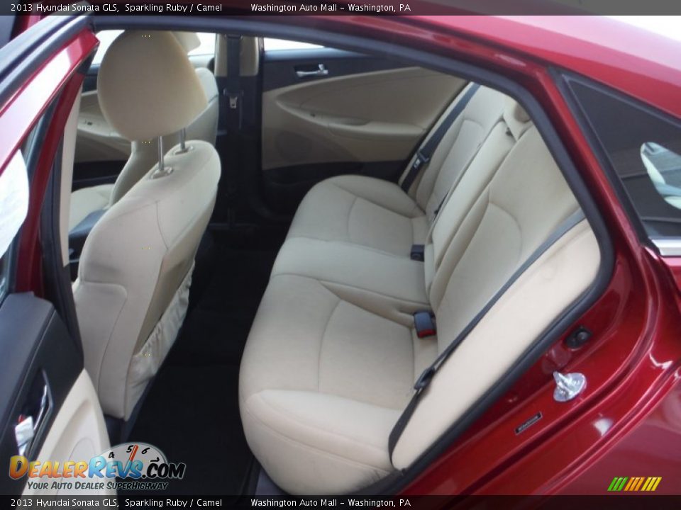 2013 Hyundai Sonata GLS Sparkling Ruby / Camel Photo #17