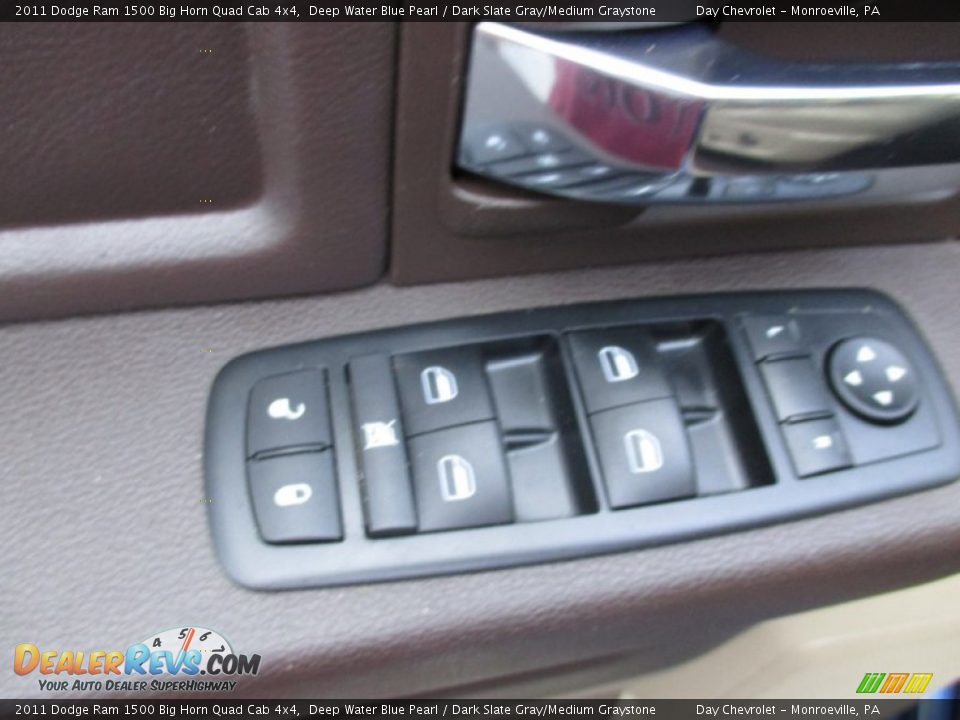 2011 Dodge Ram 1500 Big Horn Quad Cab 4x4 Deep Water Blue Pearl / Dark Slate Gray/Medium Graystone Photo #23