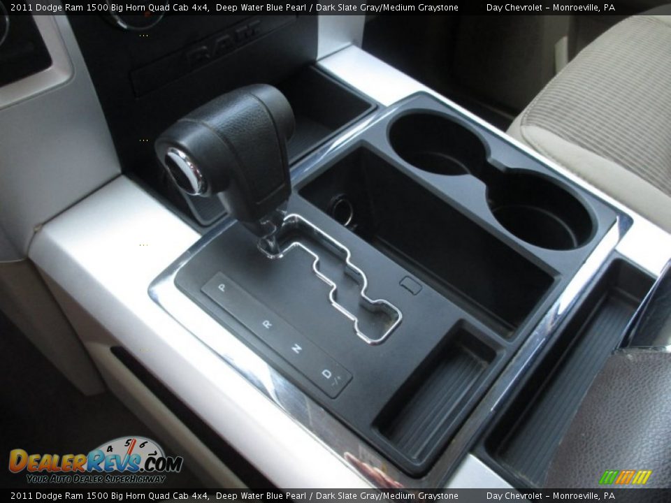 2011 Dodge Ram 1500 Big Horn Quad Cab 4x4 Deep Water Blue Pearl / Dark Slate Gray/Medium Graystone Photo #26