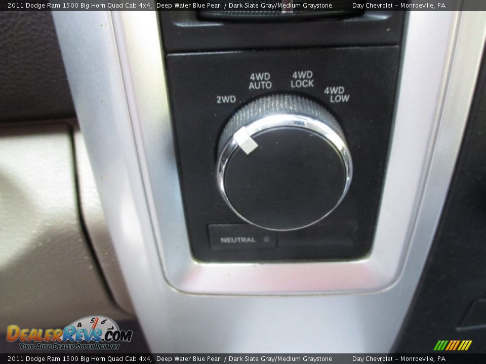 2011 Dodge Ram 1500 Big Horn Quad Cab 4x4 Deep Water Blue Pearl / Dark Slate Gray/Medium Graystone Photo #28