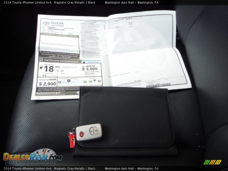 2014 Toyota 4Runner Limited 4x4 Magnetic Gray Metallic / Black Photo #23