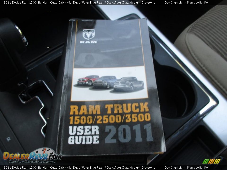 2011 Dodge Ram 1500 Big Horn Quad Cab 4x4 Deep Water Blue Pearl / Dark Slate Gray/Medium Graystone Photo #32