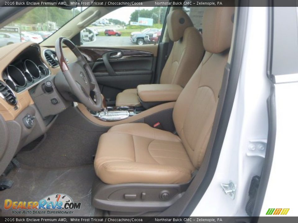 Front Seat of 2016 Buick Enclave Premium AWD Photo #12