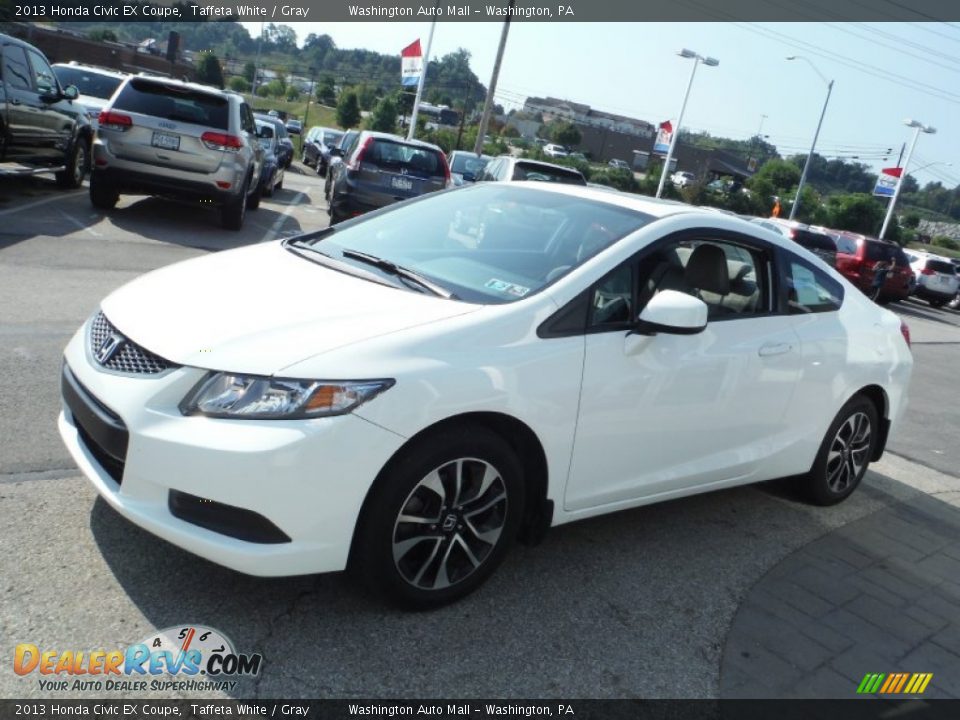 Front 3/4 View of 2013 Honda Civic EX Coupe Photo #6