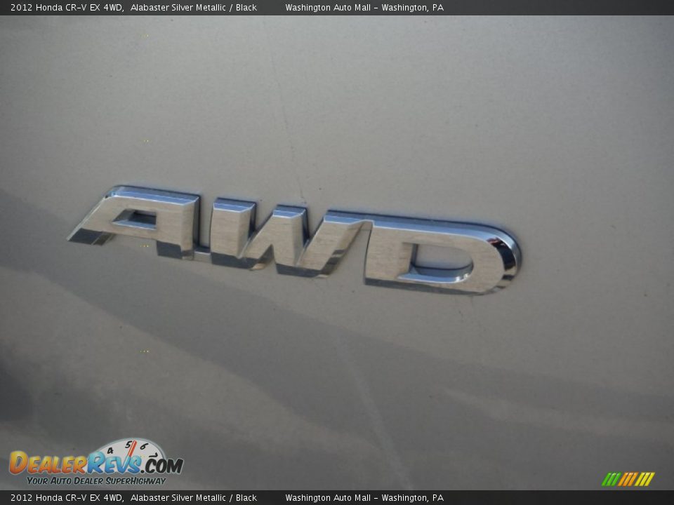 2012 Honda CR-V EX 4WD Alabaster Silver Metallic / Black Photo #9