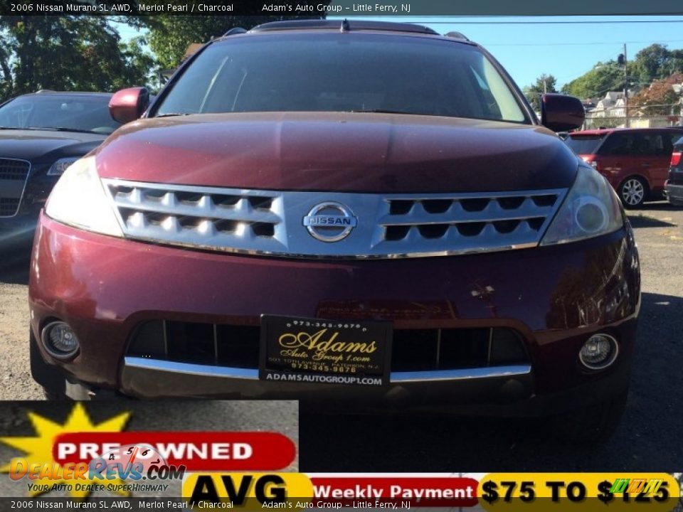 2006 Nissan Murano SL AWD Merlot Pearl / Charcoal Photo #2